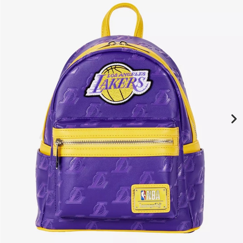 Loungefly NBA LA Lakers Logo Mini Backpack
